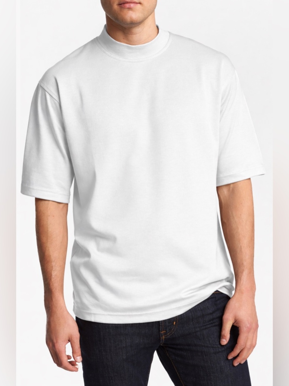 Lone Cypress Pebble Beach Performance Pima Cotton Classic White Men's Shirt Med